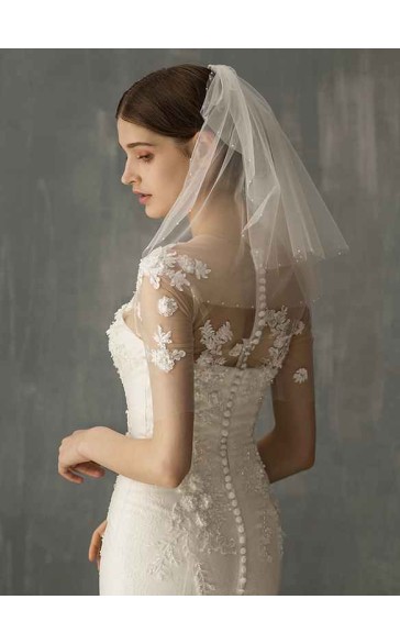 Two-tier Shoulder Veils