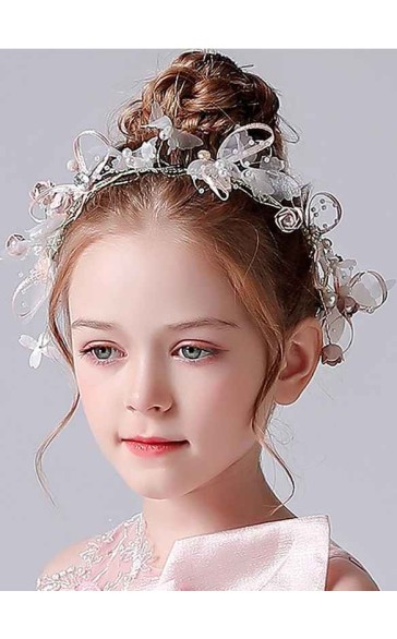 Flower Girl Alloy Headbands