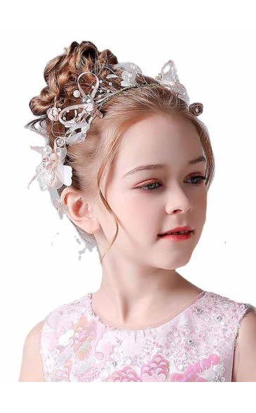 Flower Girl Alloy Headbands