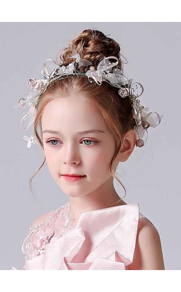 Flower Girl Alloy Headbands