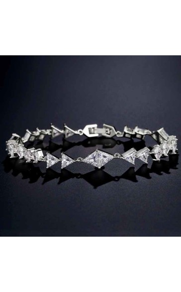 Elegant/Beautiful/Classic Alloy With Irregular Cubic Zirconia Bracelets